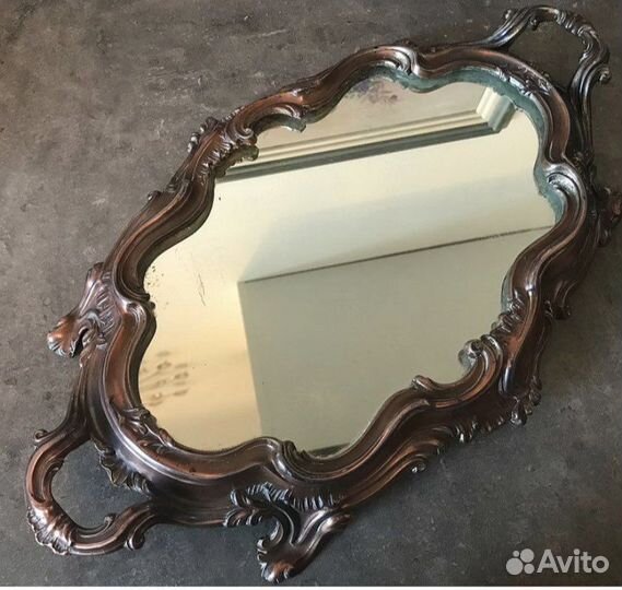 Поднос, поднос старинный, центр стола