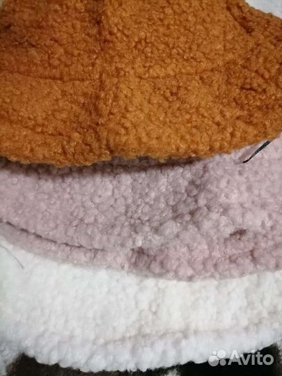 Панама меховая новая