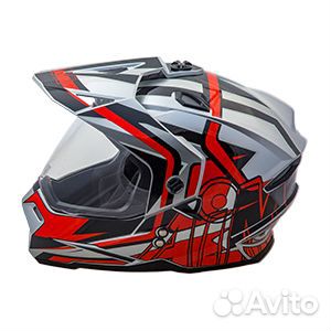 Шлем AiM JK802S Red/Grey/Black