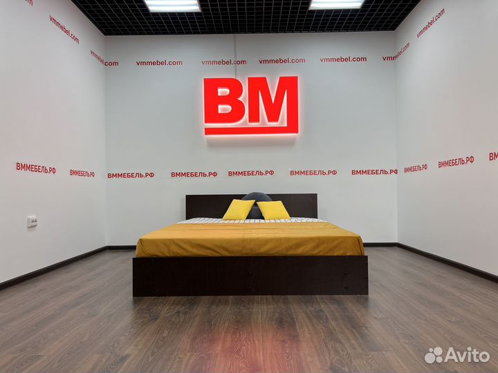 Кровать двуспальная 160х200 венге