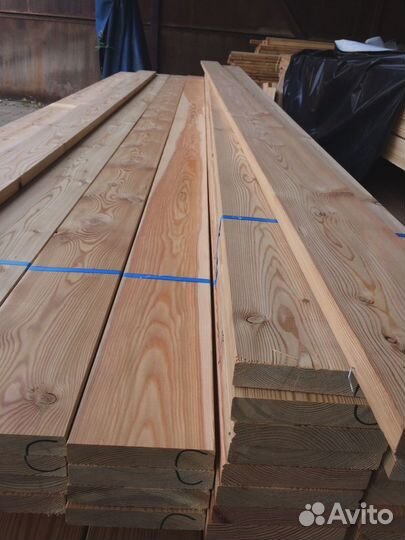 Доски лиственницы камерной сушки 25x160 мм, готовы