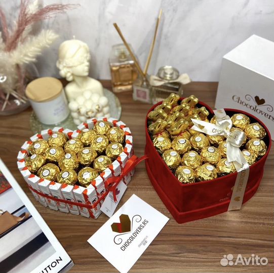 Сладкий шоколадный подарок набор букет из конфет