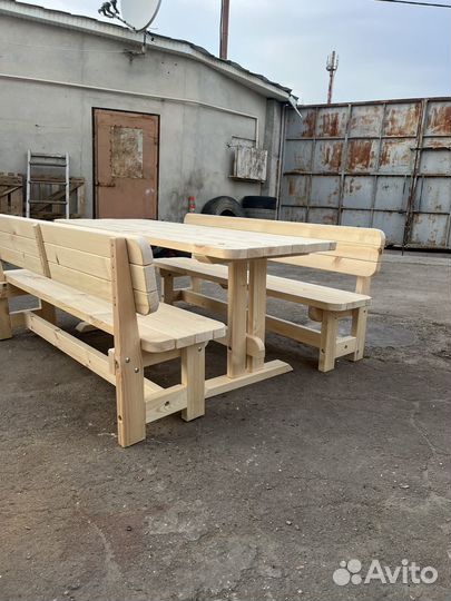 Стол лавки 2 метра