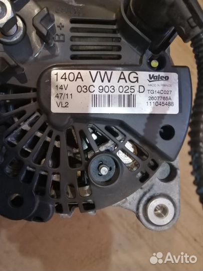 Генератор Гольф 6 Джетта 5 Октавия А5 A7 Пассат Б6