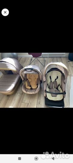 Коляска adamex 3 в 1 бу