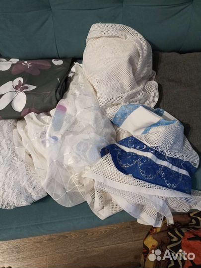 Шторы и тюль бу