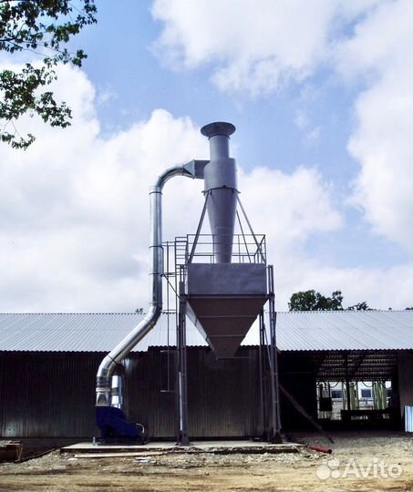 Бункер-накопитель для опилок на 15м3/ч