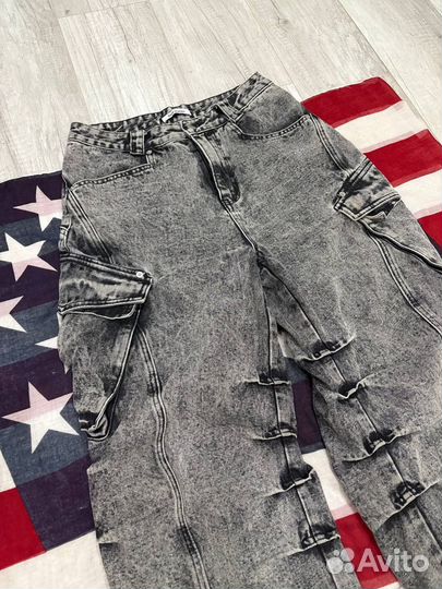 Широкие джинсы y2k balenciaga jaded london