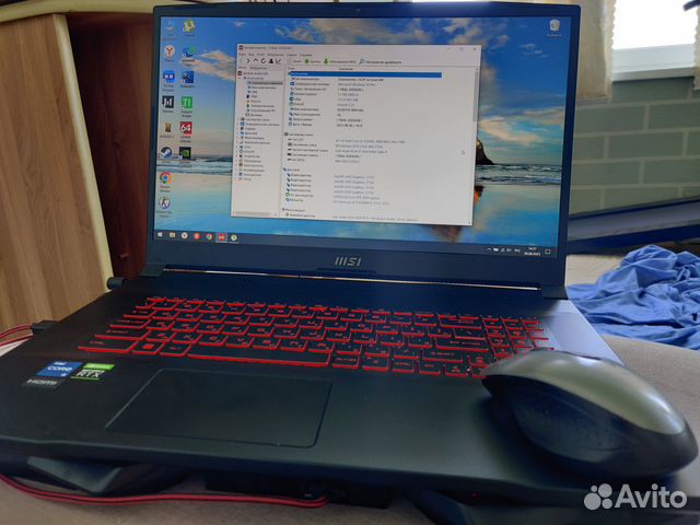 Игровой ноутбук msi katana 17 купить в Сочи | Электроника | Авито
