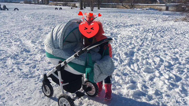 Продам коляску 2 в 1 Adamex Pajero