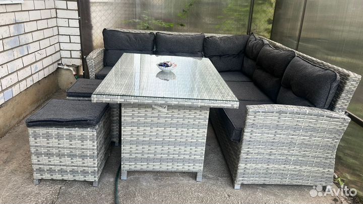 Садовая мебель из ротанга