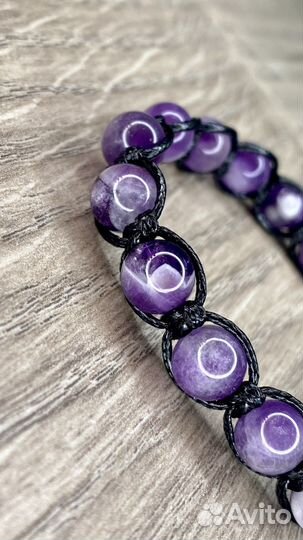 Браслет-шамбала с Аметистом