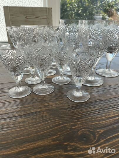 Рюмки и фужер СССР