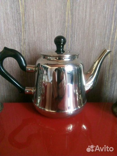 Подстаканники СССР, чайник, стаканы, мельхиор