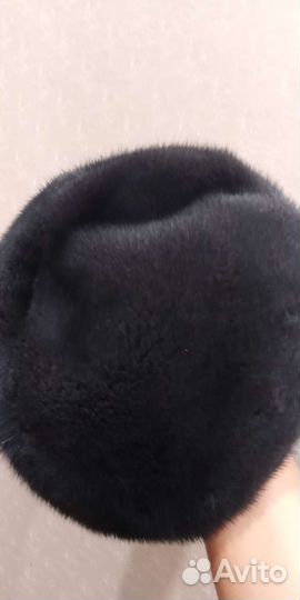 Берет женский норковый
