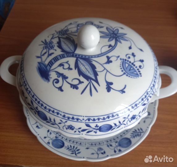 Столовый сервиз гдр kahla zwiebelmuster