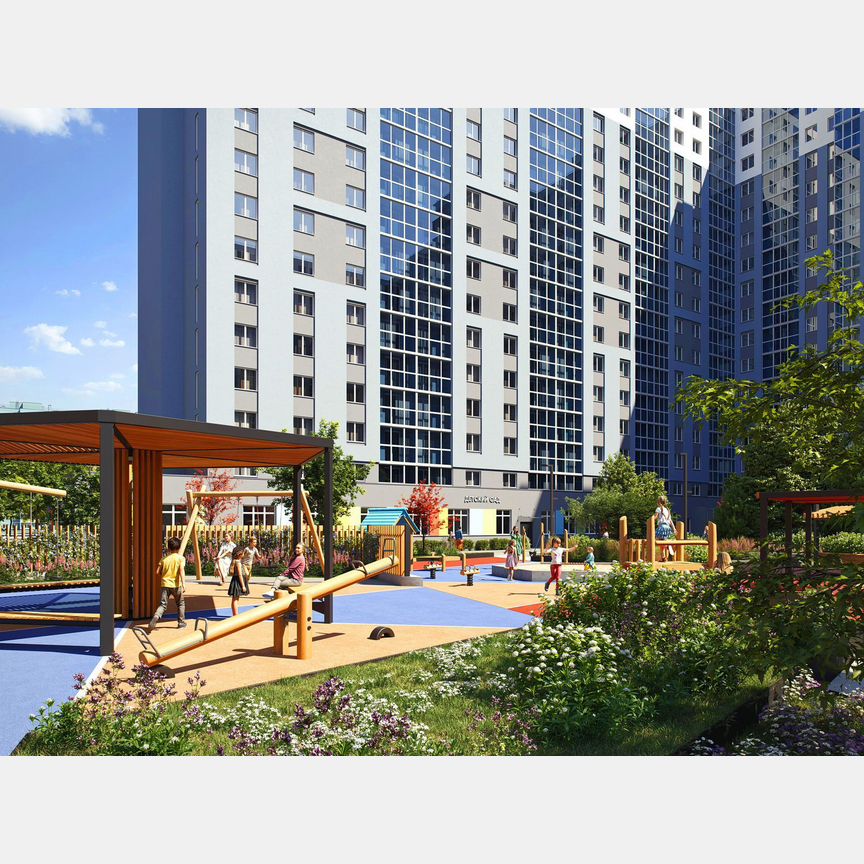 2-к. квартира, 62,1 м², 7/19 эт.