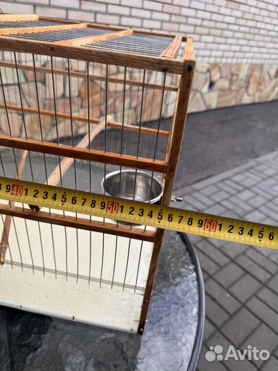 Клетка для птиц из дерева