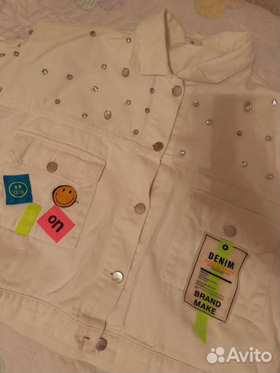Джинсовая куртка женская 42 44