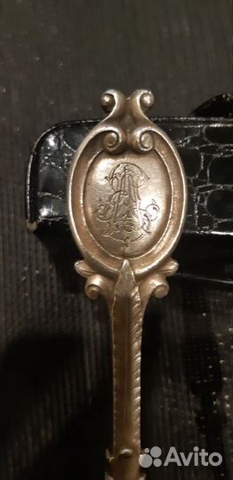 Серебряная ложка антикварная, царская, 84 пр