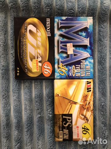 Аудио кассеты новые Maxell TDK axia Metal Type IV