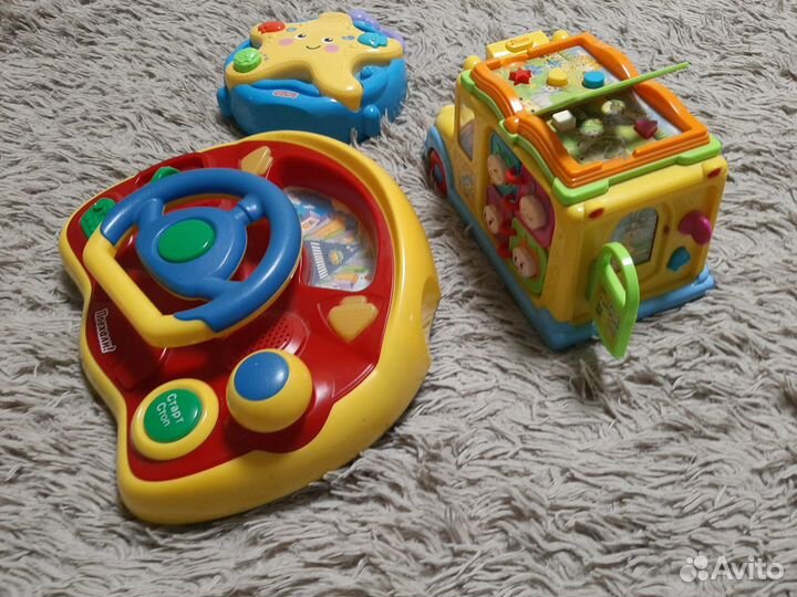 Игрушки автобус руль проектор