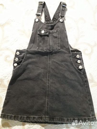 Джинсовый сарафанzara 10 лет