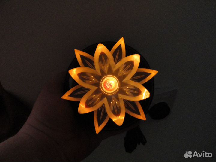 Светильник ночник СССР лилия