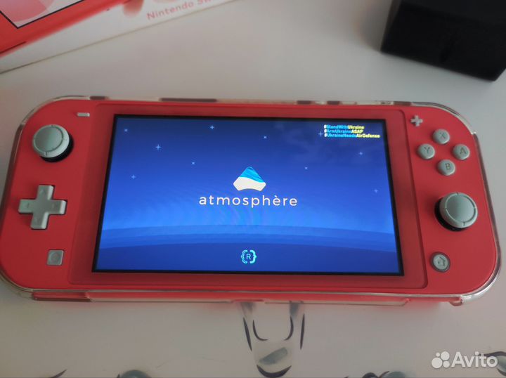 Nintendo switch lite прошитая 256гб