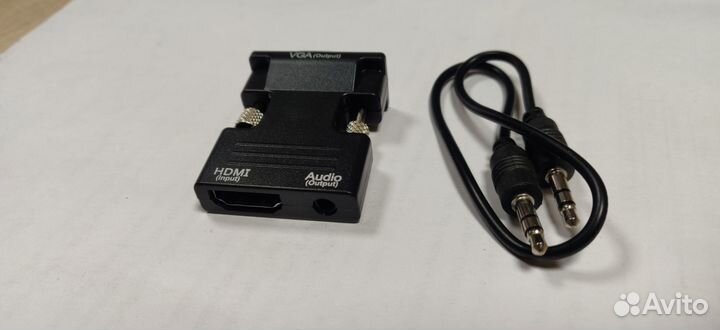 Переходник hdmi-VGA со звуком