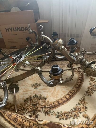 Люстра потолочная бу на запчасти