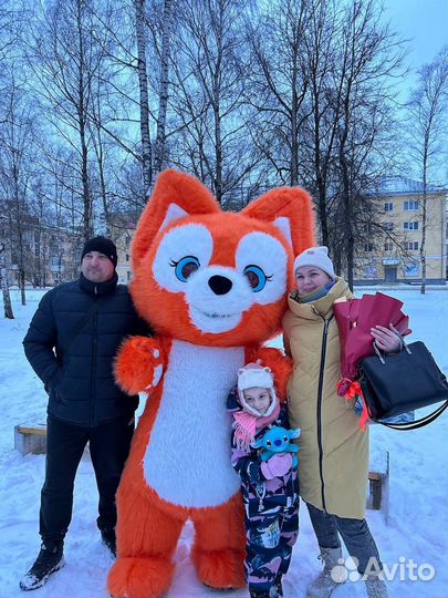 Ростовая аэрокукла лисенок,новика