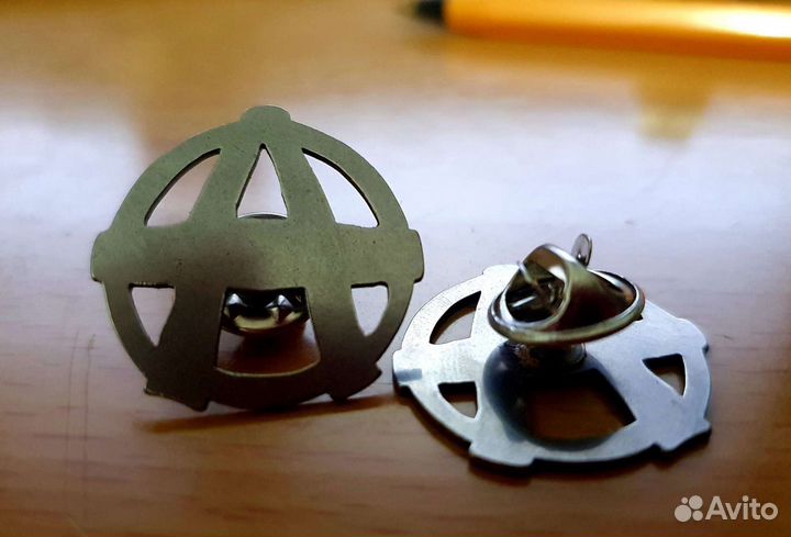 Значок пин Анархия