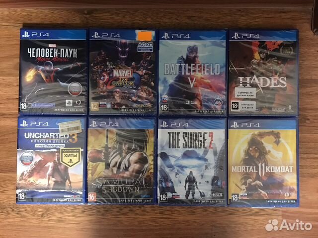 Игры для приставок ps4