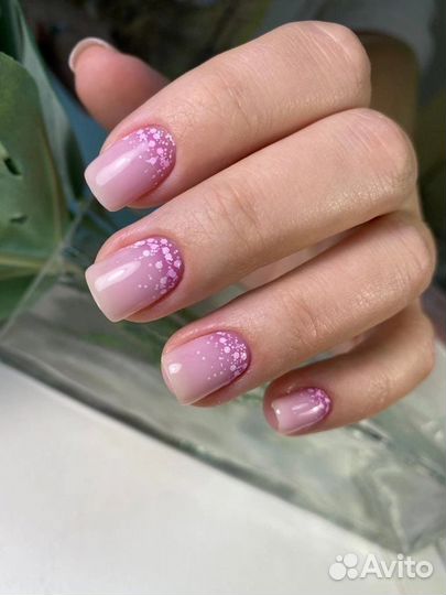 Маникюр наращивание