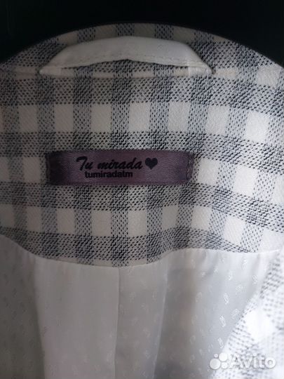 Пиджак женский в клетку, 42