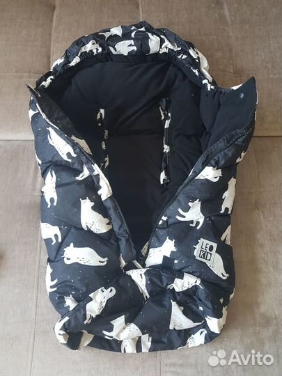 Зимний конверт в коляску новый