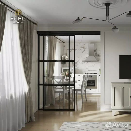 Перегородка в стиле лофт