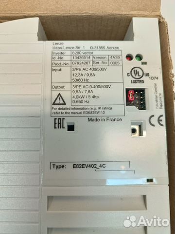 Lenze E82EV402K4C