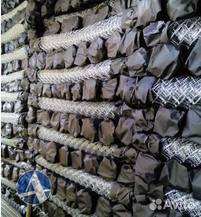 Сетка рабица оцинкованная 50х50 высота 1 м