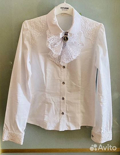 Блузка школьная для девочки р.152-158