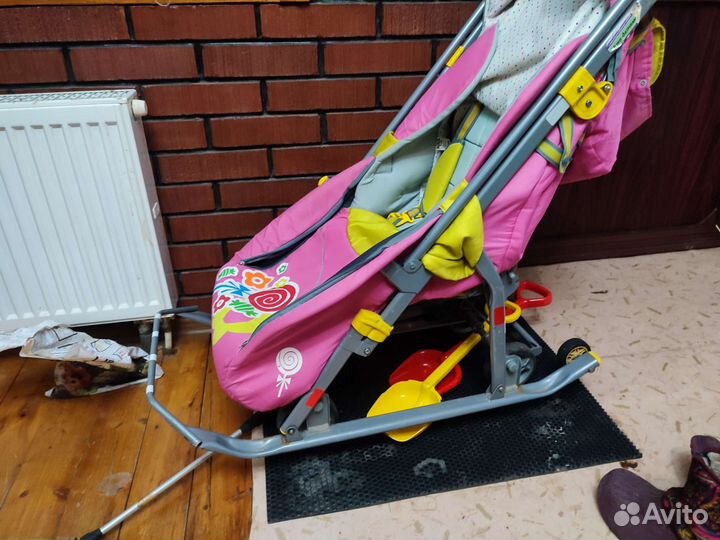 Детские санки коляска бу