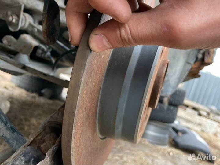 Задние тормозные диски на w210