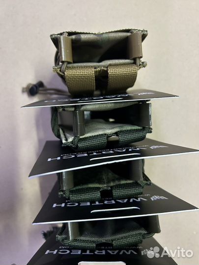 Подсумок для магазина ак мультикам/мох (wartech)