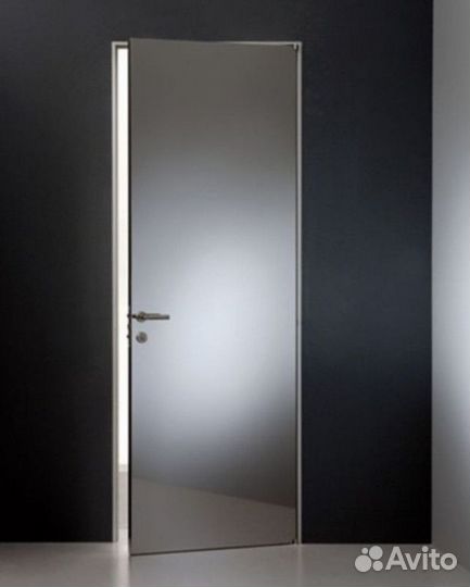 Межкомнатные двери скрытые со стеклом