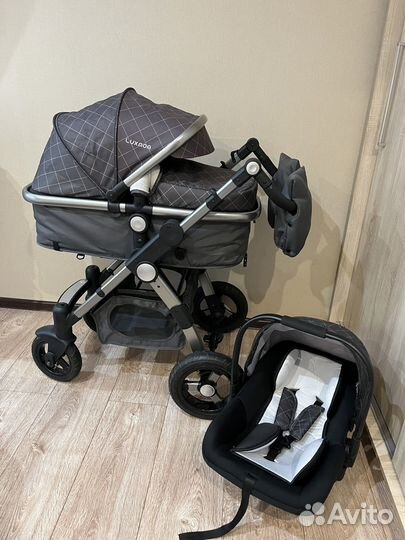 Детская коляска 3 в1 luxmom 600G
