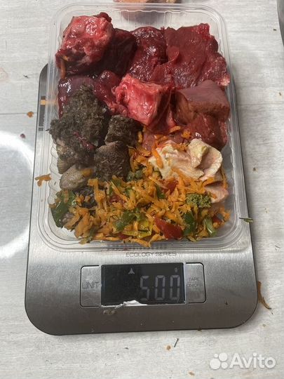 Мясо для собак, натуральное питание