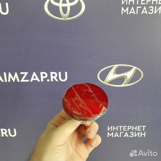 Катафот зад.бампера Toyota corolla E 150 дорестайл