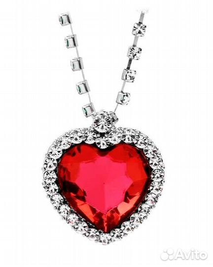 Легендарный Кулон Сердце Океана, синее и красное