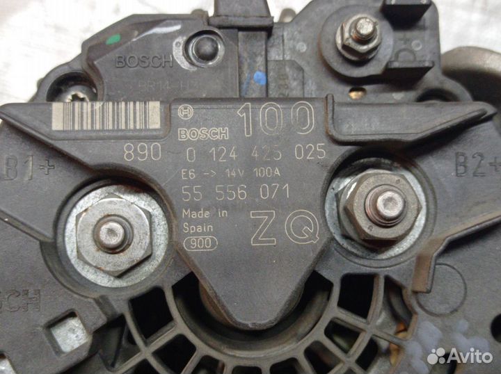 0124425025 Генератор Opel astra H, zafira B, 1.8